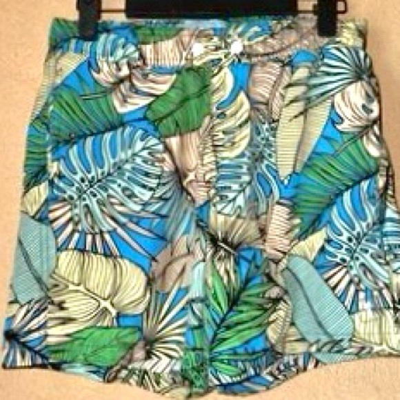 Malibu Beach Club, Tropical Print Swim-trunks, Excellent Condition, Size XL - Picture 2 of 8